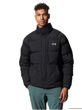 Nevadan Mountain Hardwear Black Quilted Down Puffer Jacket